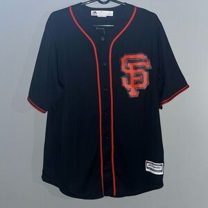 Madison Bumgarner San Francisco Giants #40 Black MLB Baseball Jersey Size Large